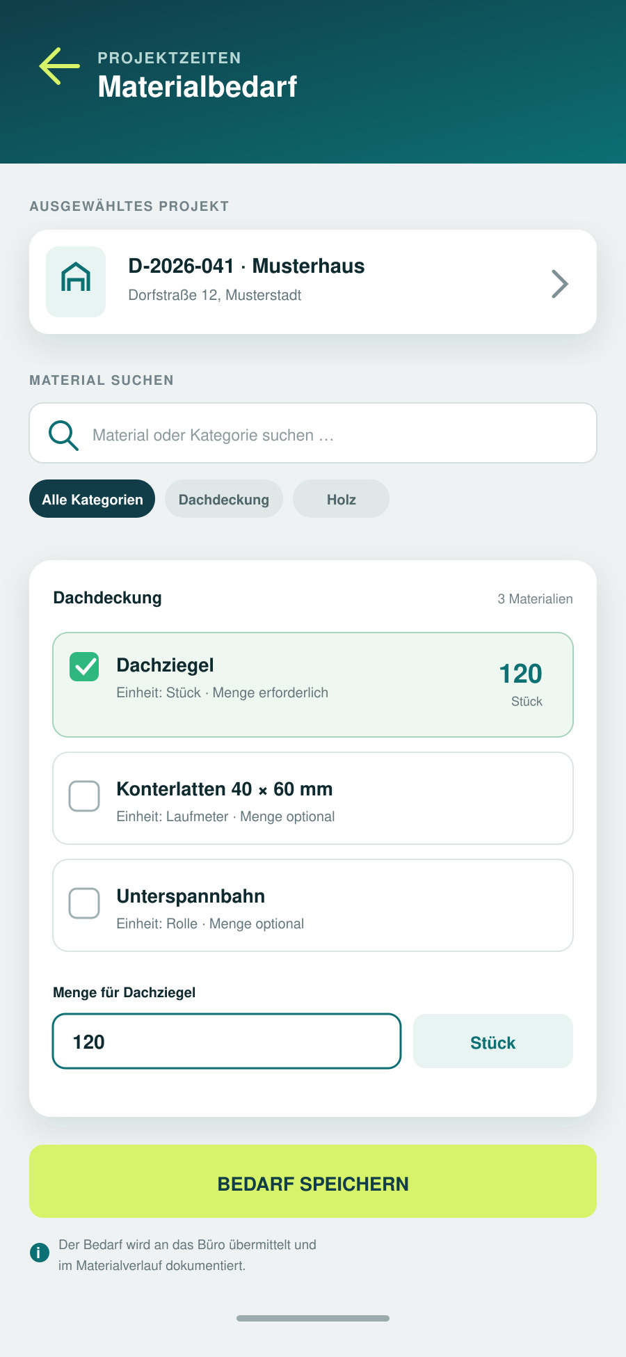 Projektzeiten Web-App Projektzeiten Web-App