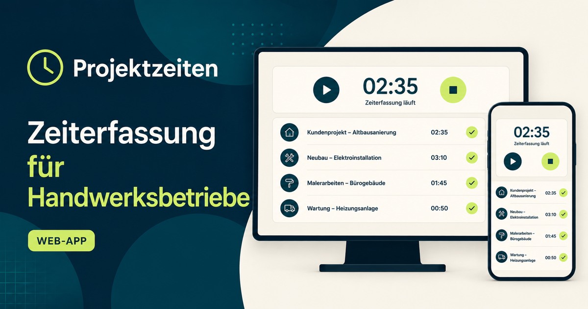 Projektzeiten Web-App